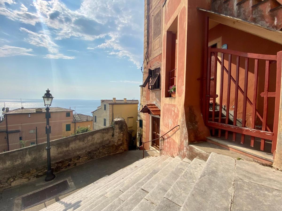 Casaviva - Elegante Casa Con Dehors A Camogli Apartment ภายนอก รูปภาพ